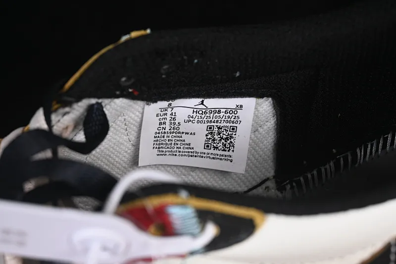 All categories Air Jordan Jordan series basketball shoes Air Jordan 1 Low Air Jordan 1 Low AJ1 Joe 1 UN white and red low-top cultural and casual sneakers HQ6998-600